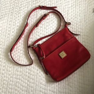 Dooney and Bourke Letter Carrier bag. Color Red